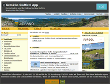 Tablet Screenshot of gemeinde.voeran.bz.it